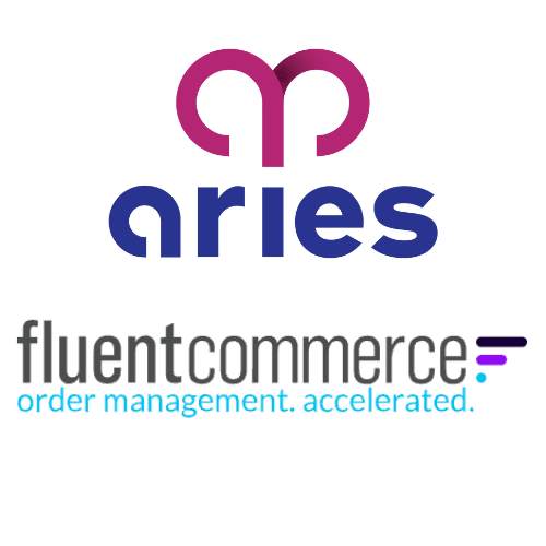 Aries and Netlify logos