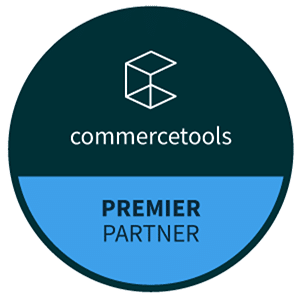 composable commerce commercetools Premier Partner badge